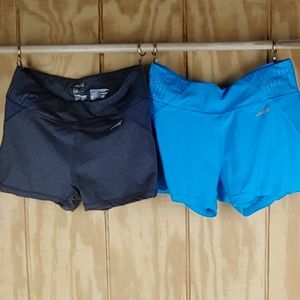 2 pairs athletic shorts